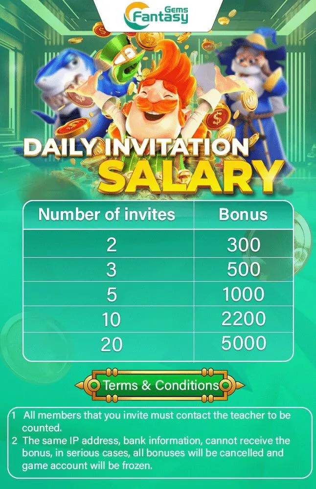 fantasy gems game daily salary